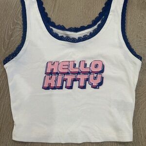 Hello Kitty White and Navy Camisole